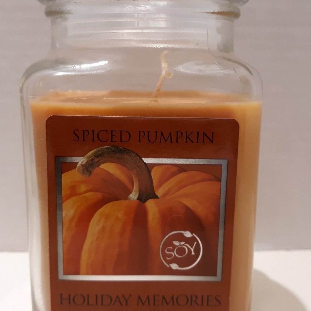 RARE HTF FOR EVERY BODY SPICED PUMPKIN SOY CANDLE